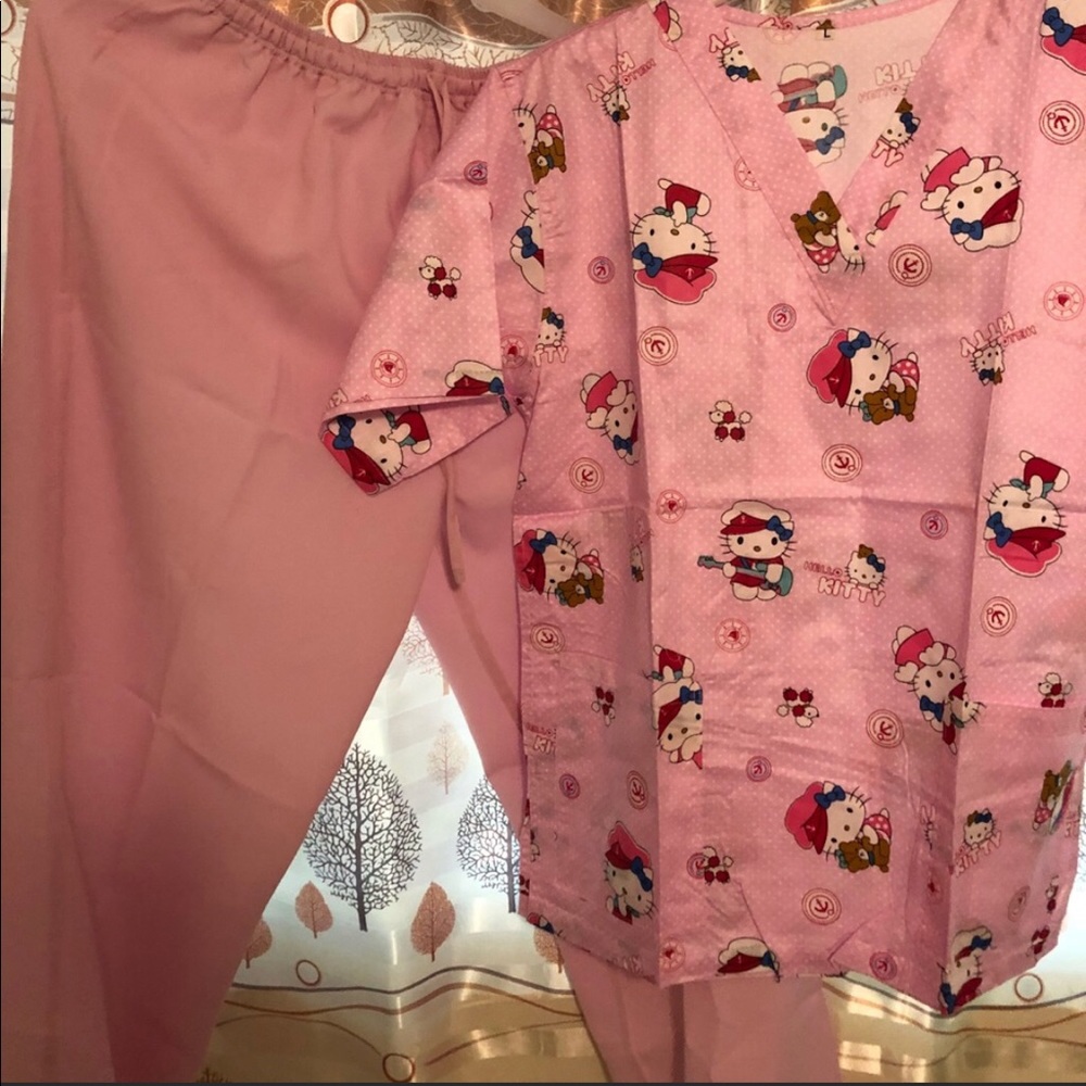 New Hello Kitty Scrub set.